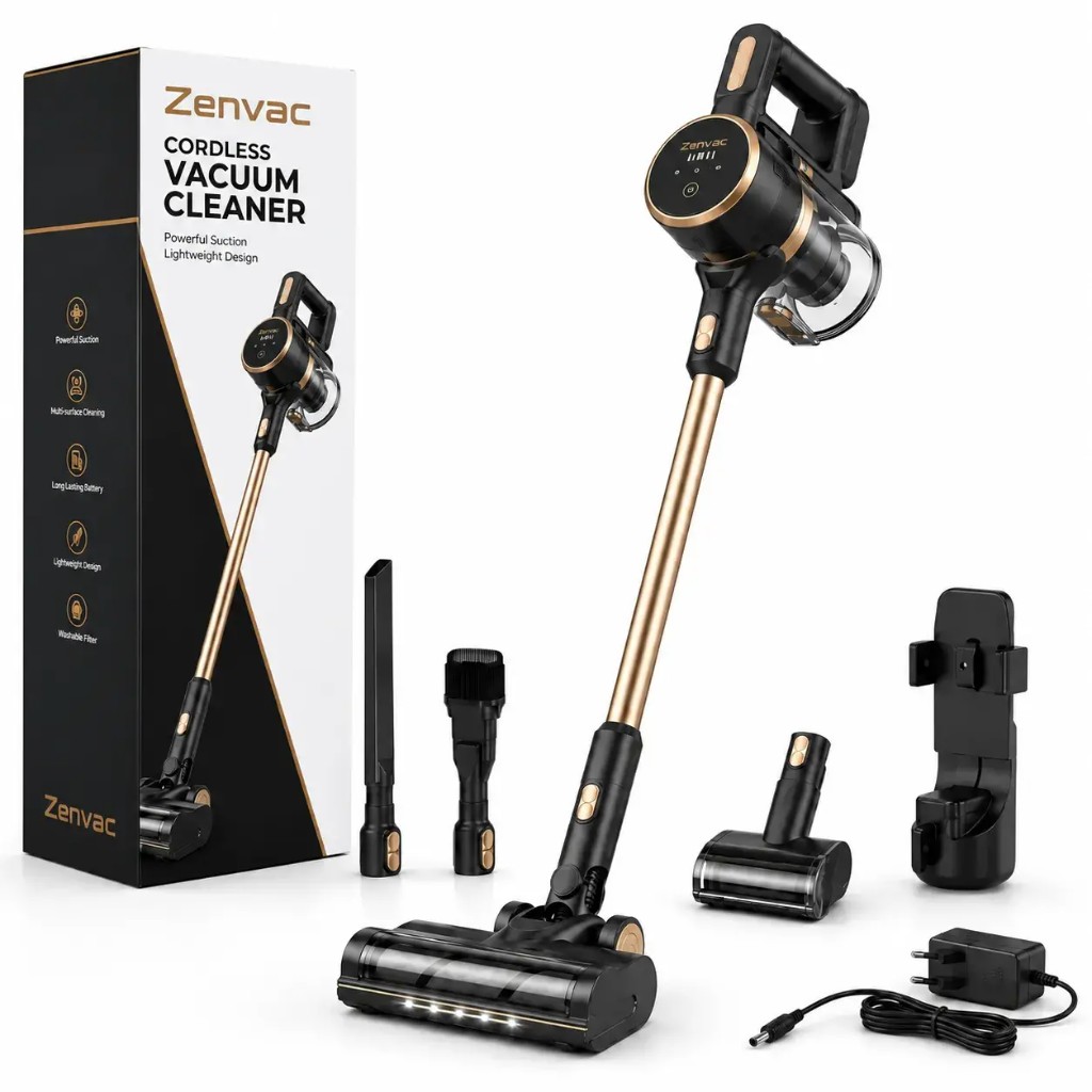 Kit completo Zenvac con confezione, aspirapolvere e accessori